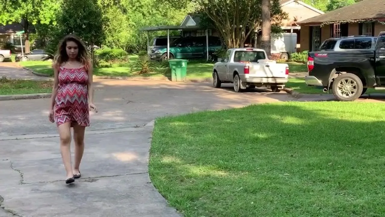 Embarazada Sale A Caminar Ya Mamar Verga Del Vecino